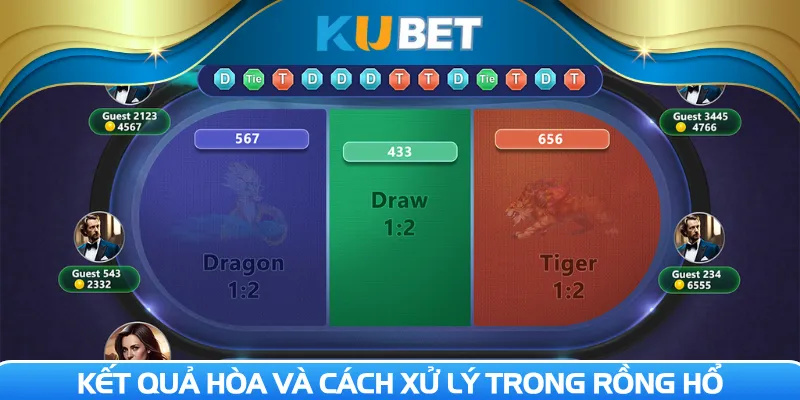 Kết quả hòa và cách xử lý trong Rồng Hổ